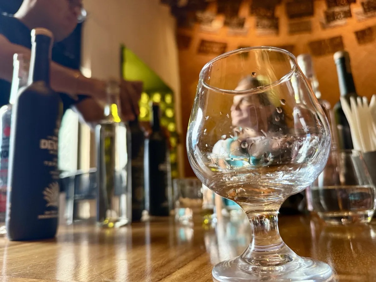 Degustación de destilados mexicanos